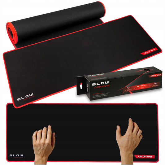 Lanksti kompiuterio pelės kilimėlis ant stalo, 30x78, žaidimams