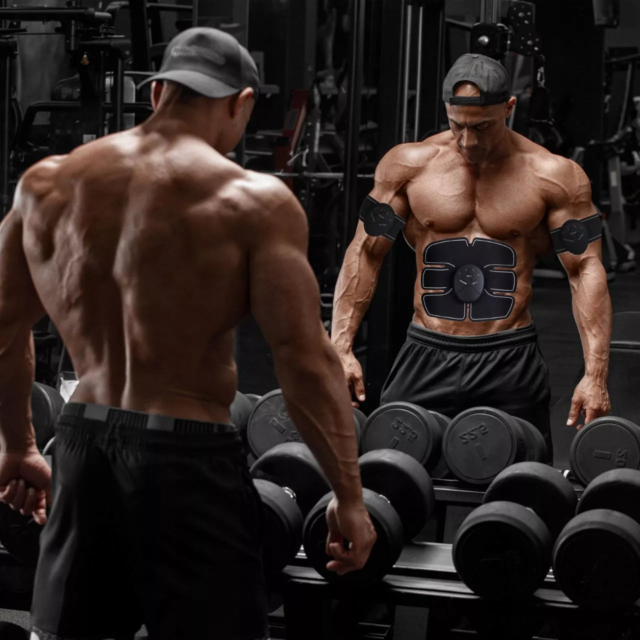 Raumenų masažuoklis pilvui, nugarai, rankoms, sėdmenims, kojoms - masažuoklis 3 viename