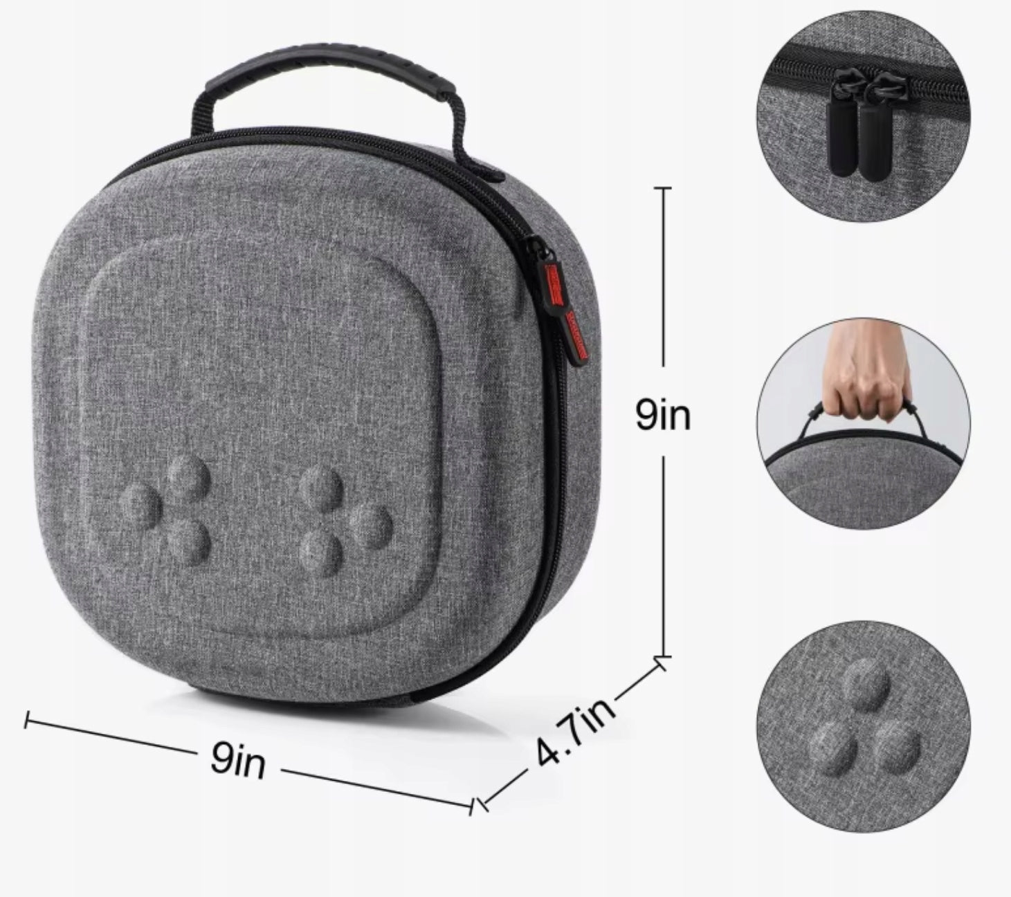 Dėklas lagaminėlis akiniams VR Meta Quest 2 / 3 / 3S