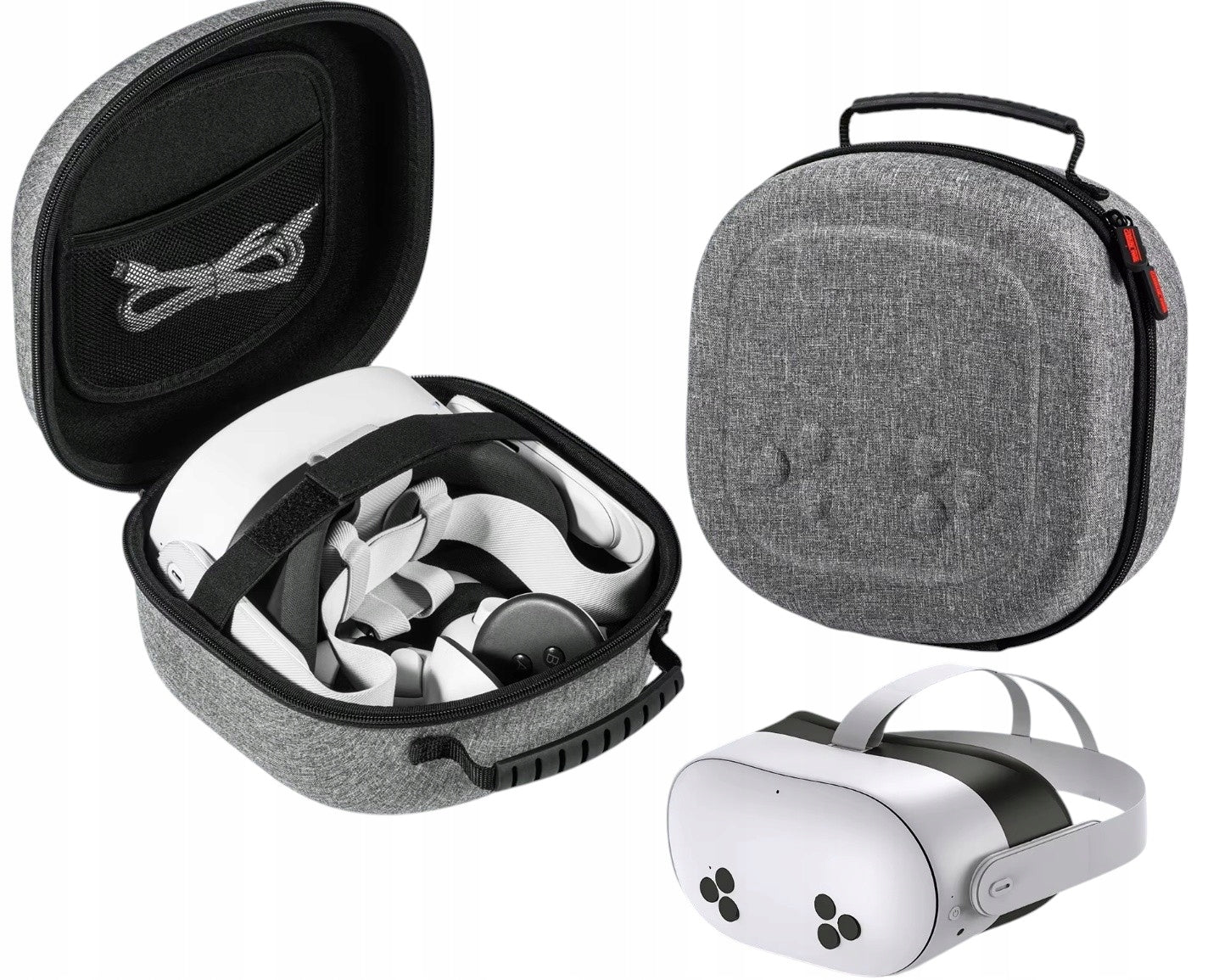 Dėklas lagaminėlis akiniams VR Meta Quest 2 / 3 / 3S