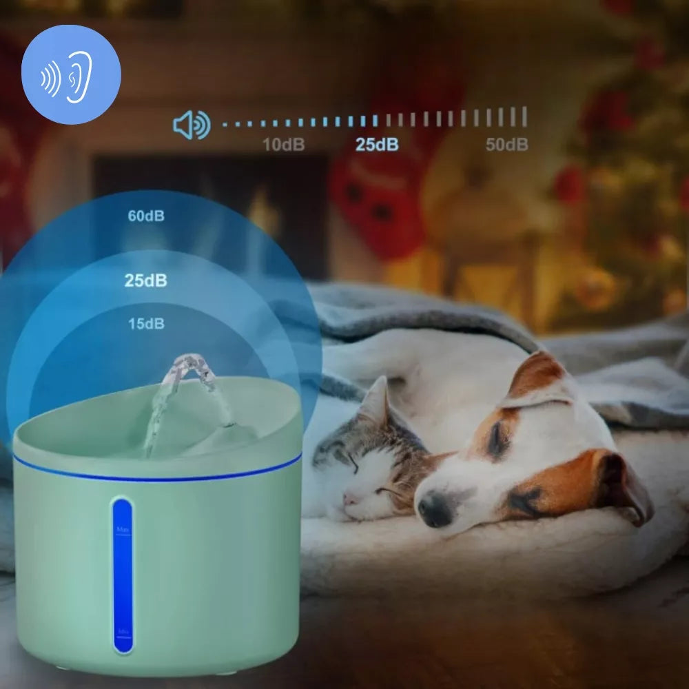 DOGNESS automatinis LED fontanėlis katėms ir šunims, tylus + filtras, 1 l