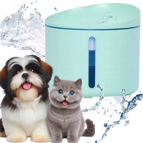 DOGNESS automatinis LED fontanėlis katėms ir šunims, tylus + filtras, 1 l