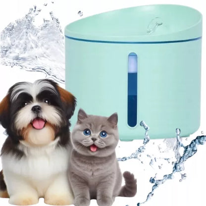 DOGNESS automatinis LED fontanėlis katėms ir šunims, tylus + filtras, 1 l