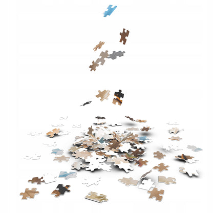 FOTO dėlionė su savo nuotrauka ir dėžute, dovana Kalėdoms, Šv. Mikalojaus dienai, 1000 detalių