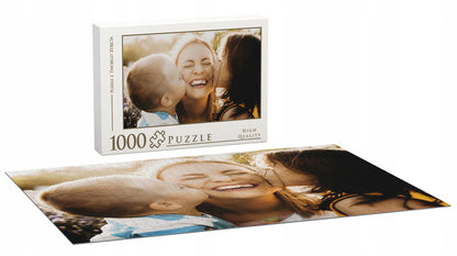 FOTO dėlionė su savo nuotrauka ir dėžute, dovana Kalėdoms, Šv. Mikalojaus dienai, 1000 detalių