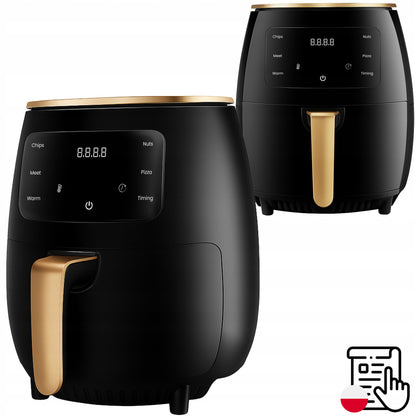 Beriebalinė Keptuvė Air Fryer 6L, 2400W Galingas Orkaitė-Keptuvė