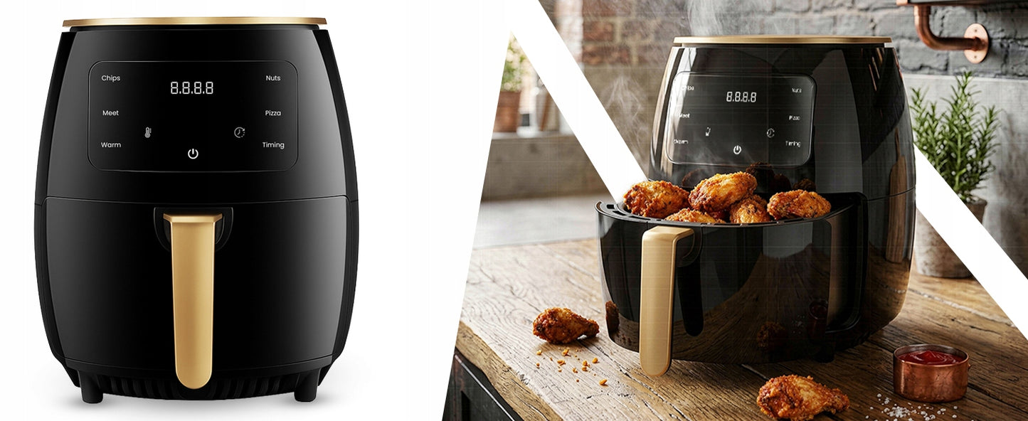 Beriebalinė Keptuvė Air Fryer 6L, 2400W Galingas Orkaitė-Keptuvė