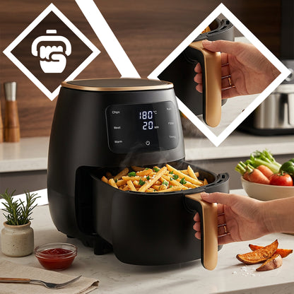 Beriebalinė Keptuvė Air Fryer 6L, 2400W Galingas Orkaitė-Keptuvė