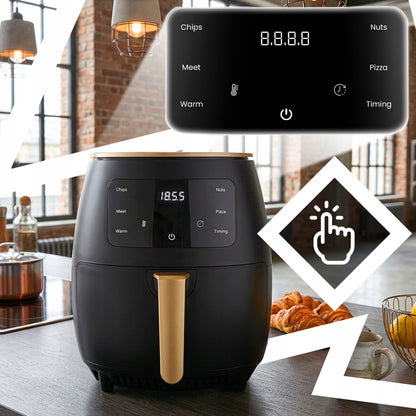 Beriebalinė Keptuvė Air Fryer 6L, 2400W Galingas Orkaitė-Keptuvė