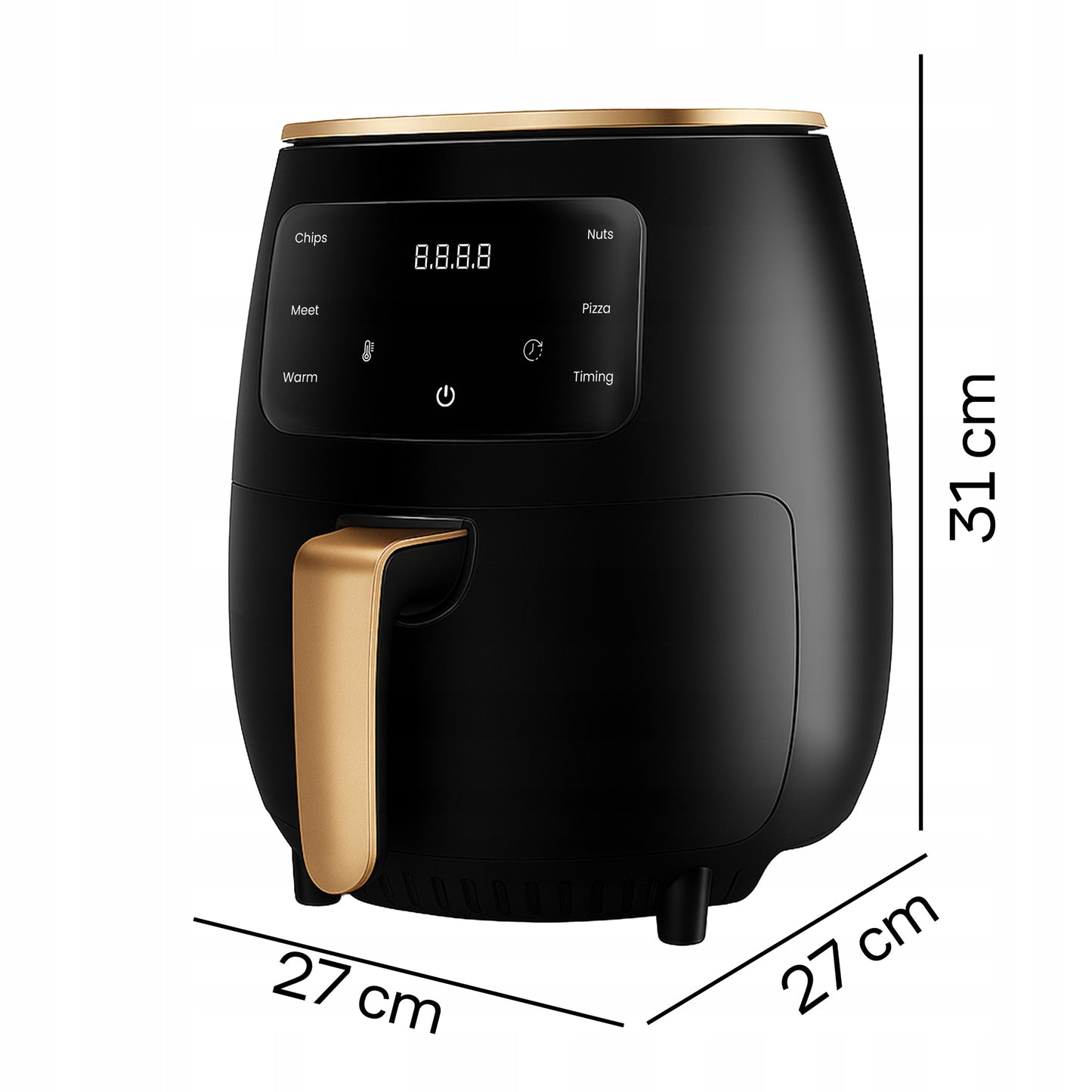 Beriebalinė Keptuvė Air Fryer 6L, 2400W Galingas Orkaitė-Keptuvė