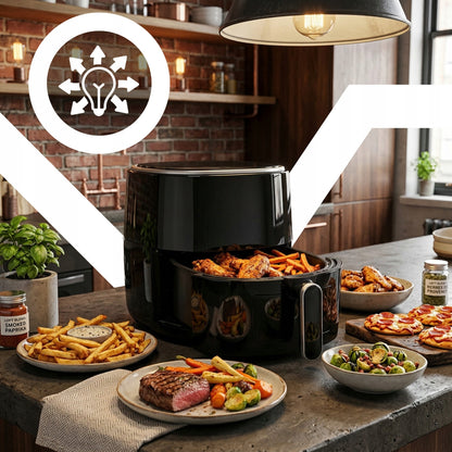 Beztukė Air Fryer Frituoklis-Orkaitė 3,2L, 1200W, 10 Programų