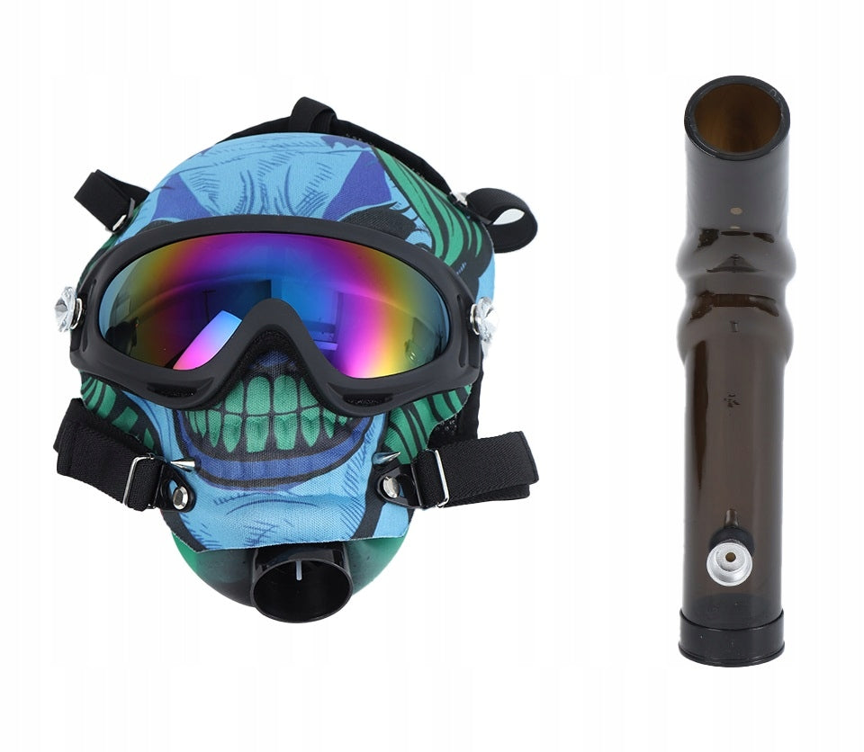 Vandens pypkė Shisha Bongo Kaukė su akiniais