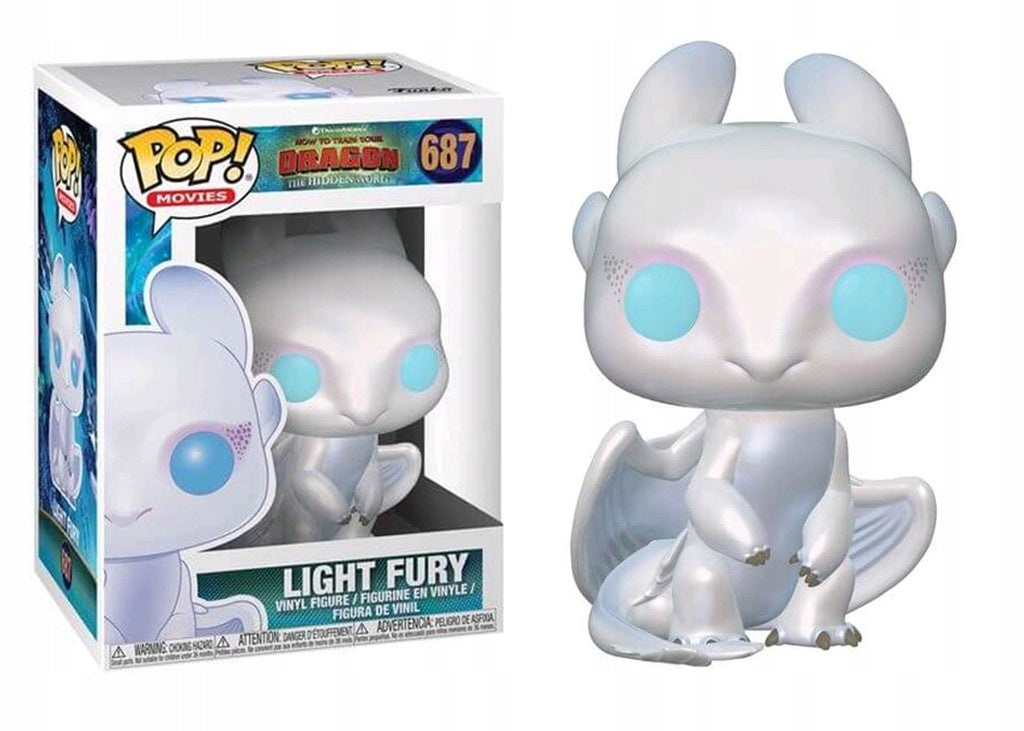 Figūrėlė Funko POP! DRAGONS 3 687 Light Fury Kaip prisijaukinti drakoną
