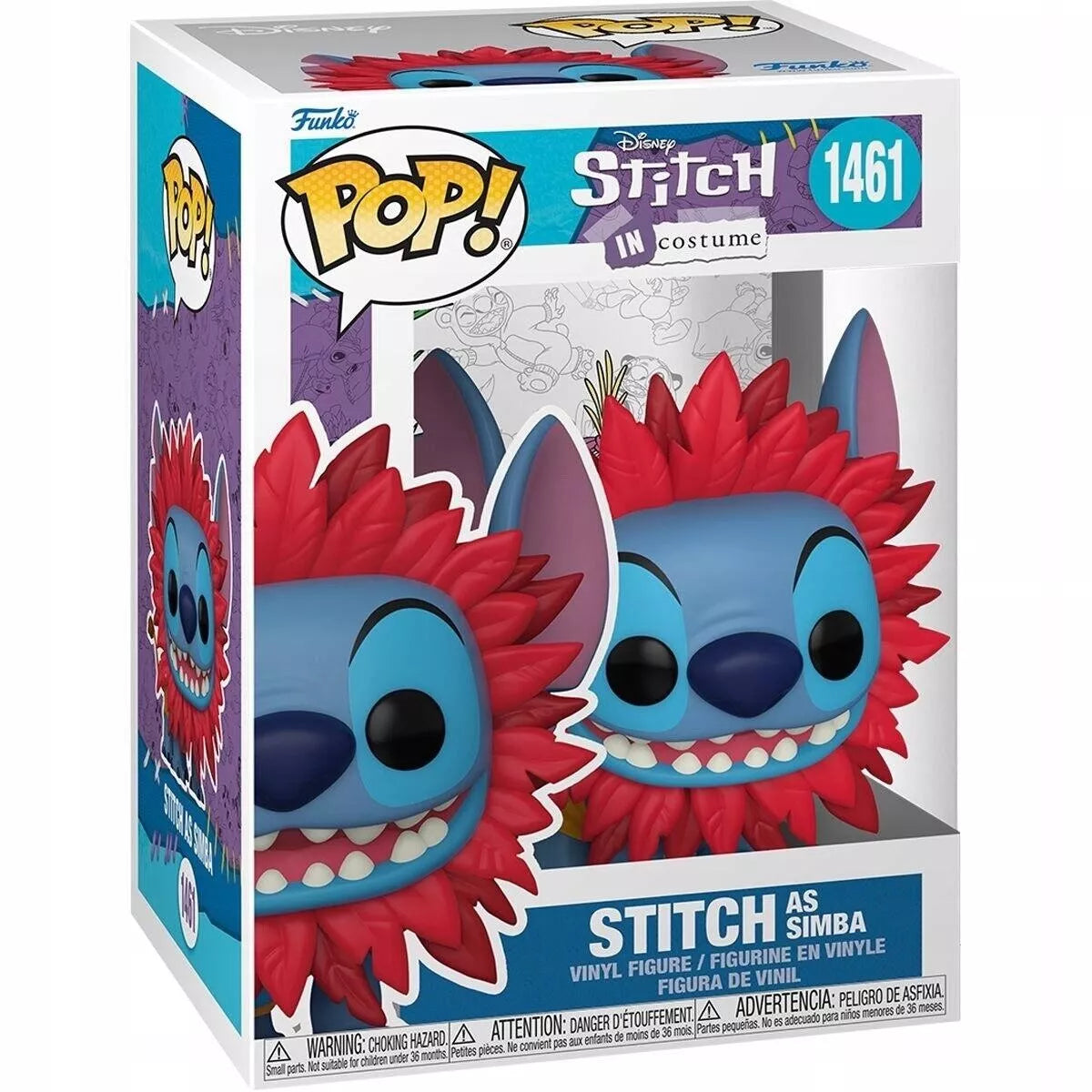 Figūrėlė Funko POP! Disney Stitch kaip Simba 1461