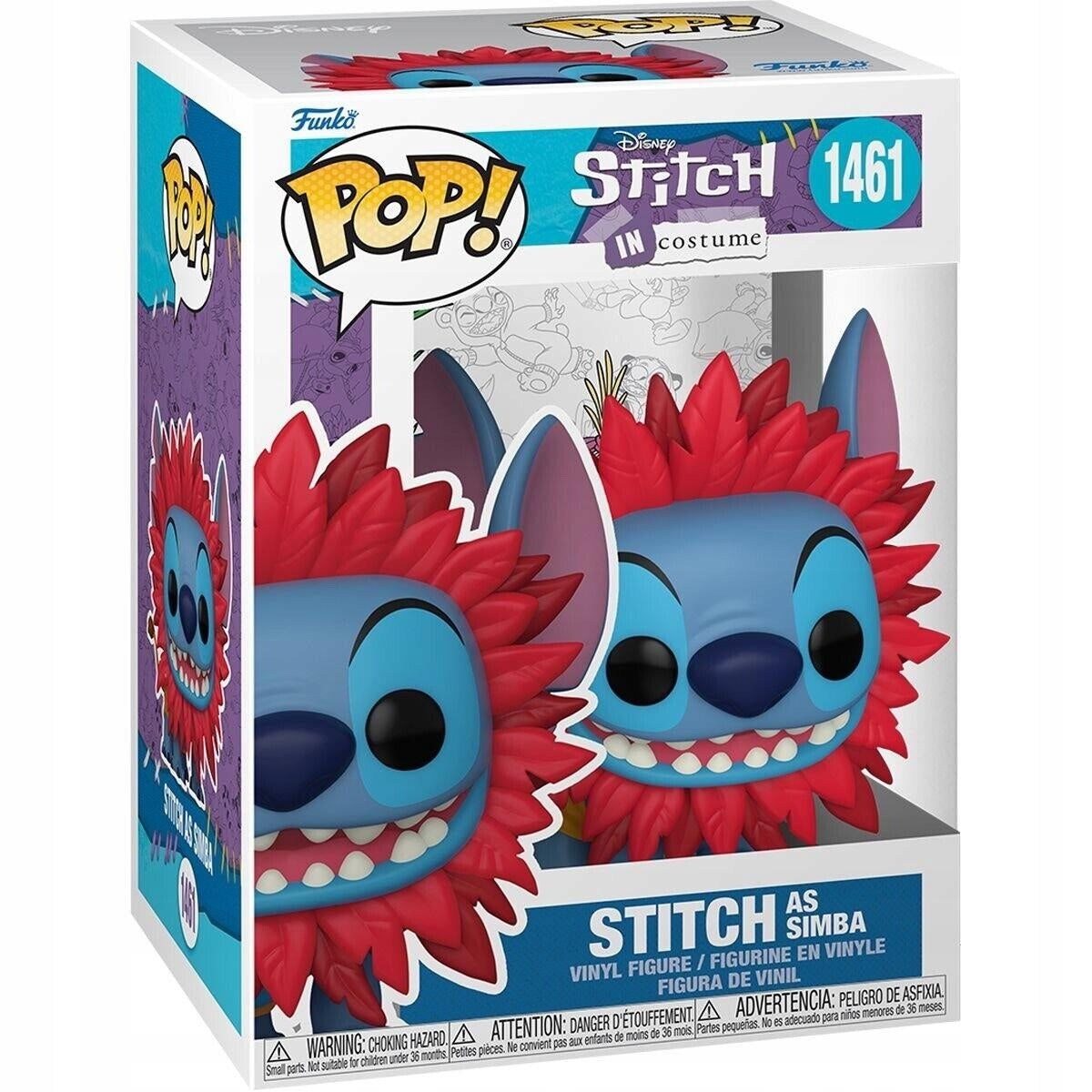 Figūrėlė Funko POP! Disney Stitch kaip Simba 1461