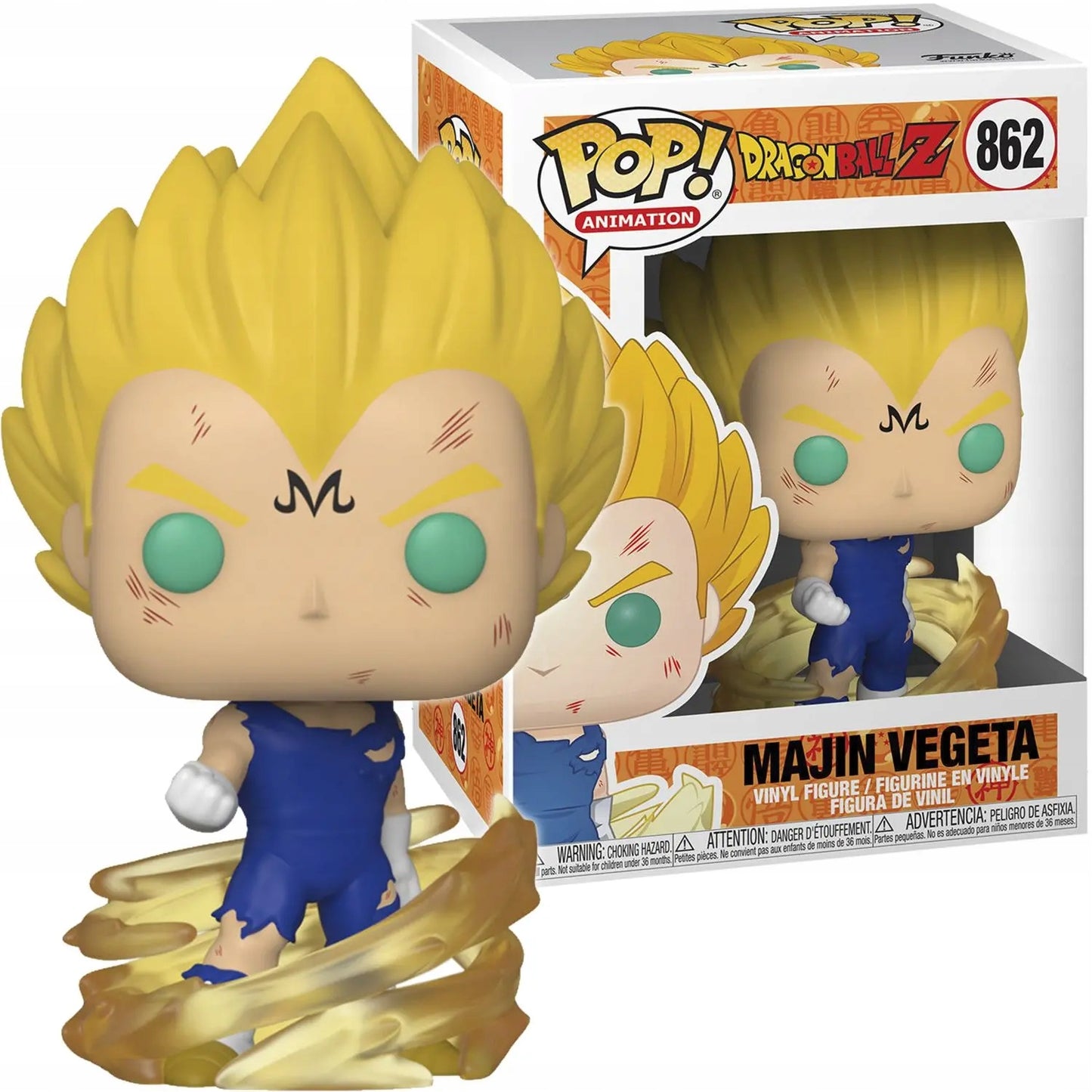 Figurėlė Funko POP Majin Vegeta iš Dragon Ball - kolekcinė dovana gerbėjams