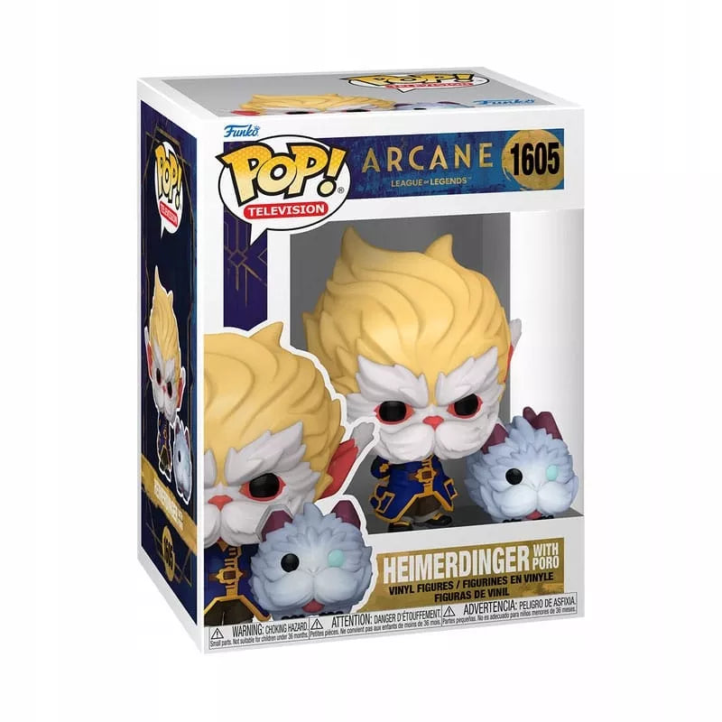 Kolekcinė figūrėlė Funko Pop! Heimerdinger ir Poro Arcane LOL