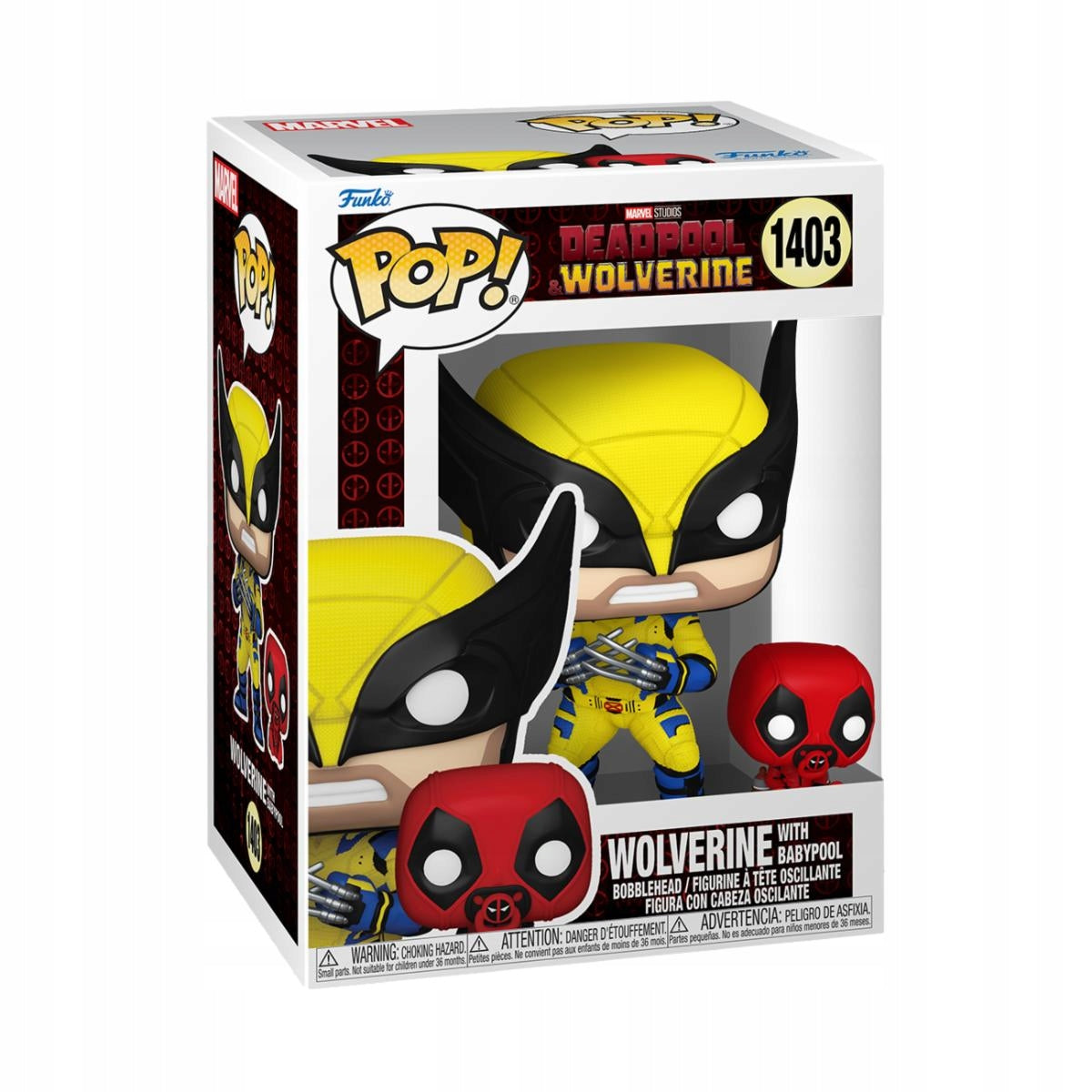 Kolekcionuojama figūrėlė Funko Pop! #1403 Wolverine su Babypool Deadpool & W