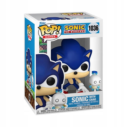 Kolekcionuojama figūrėlė Funko Pop! & Buddy #1036 Sonic ir Chao - Sonic The Hedgehog