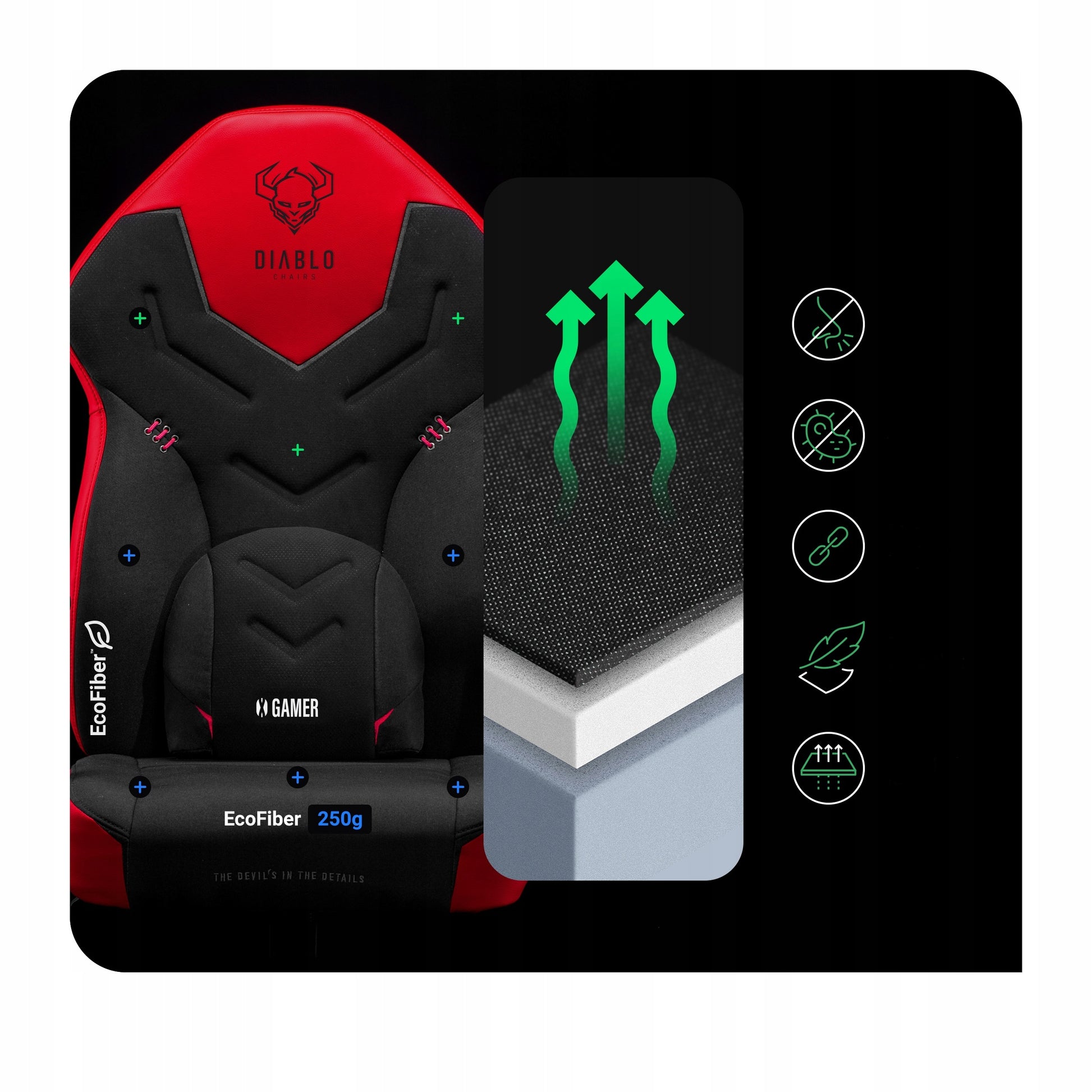 Žaidimų kėdė Diablo X