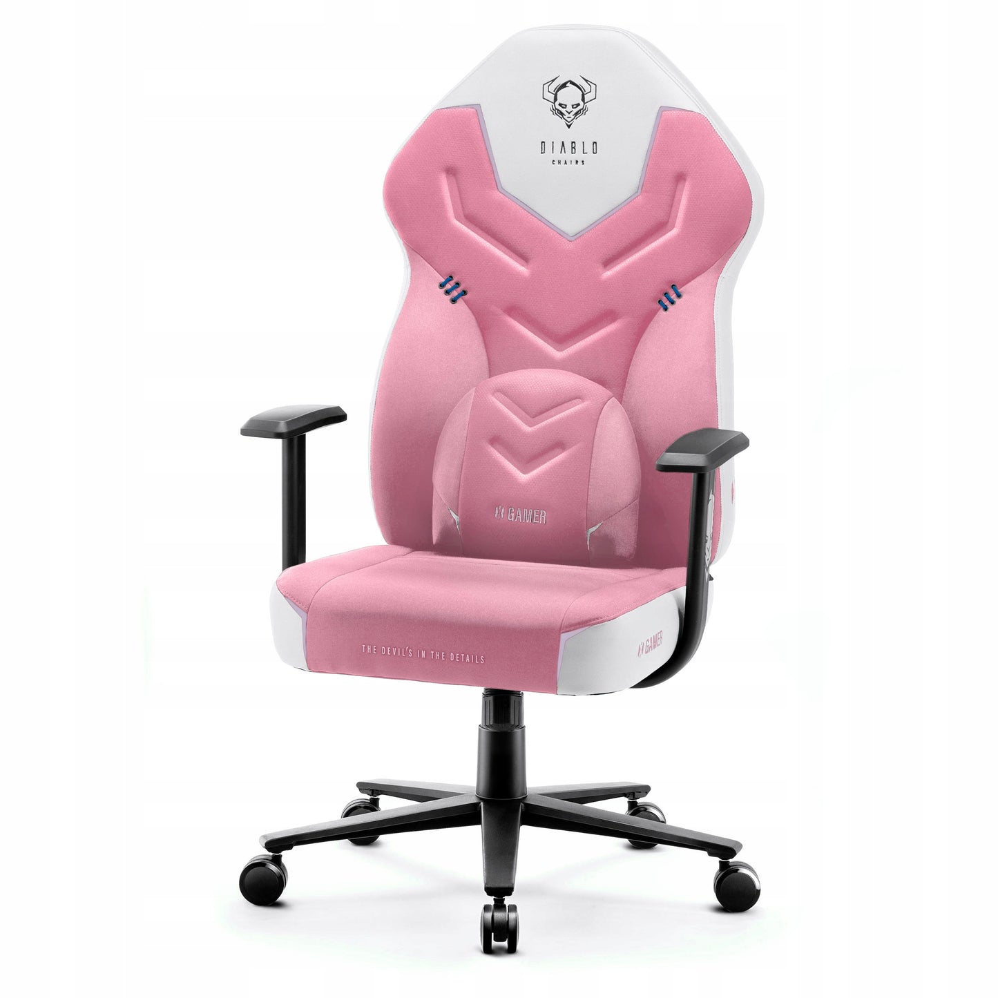 Žaidimų kėdė Rožinė Diablo X-Gamer 2.0 Normal Dydis: Marshmallow Pink