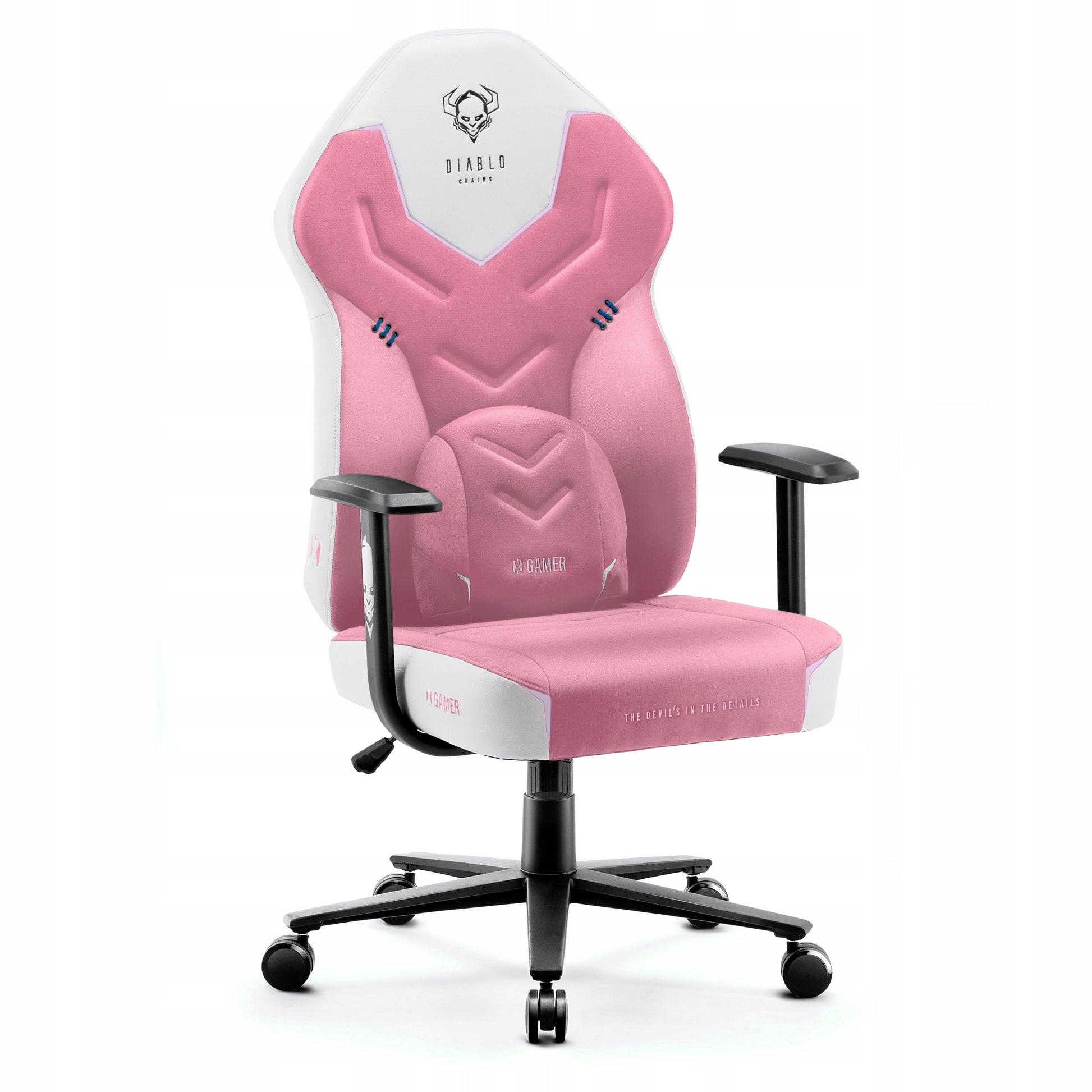 Žaidimų kėdė Rožinė Diablo X-Gamer 2.0 Normal Dydis: Marshmallow Pink