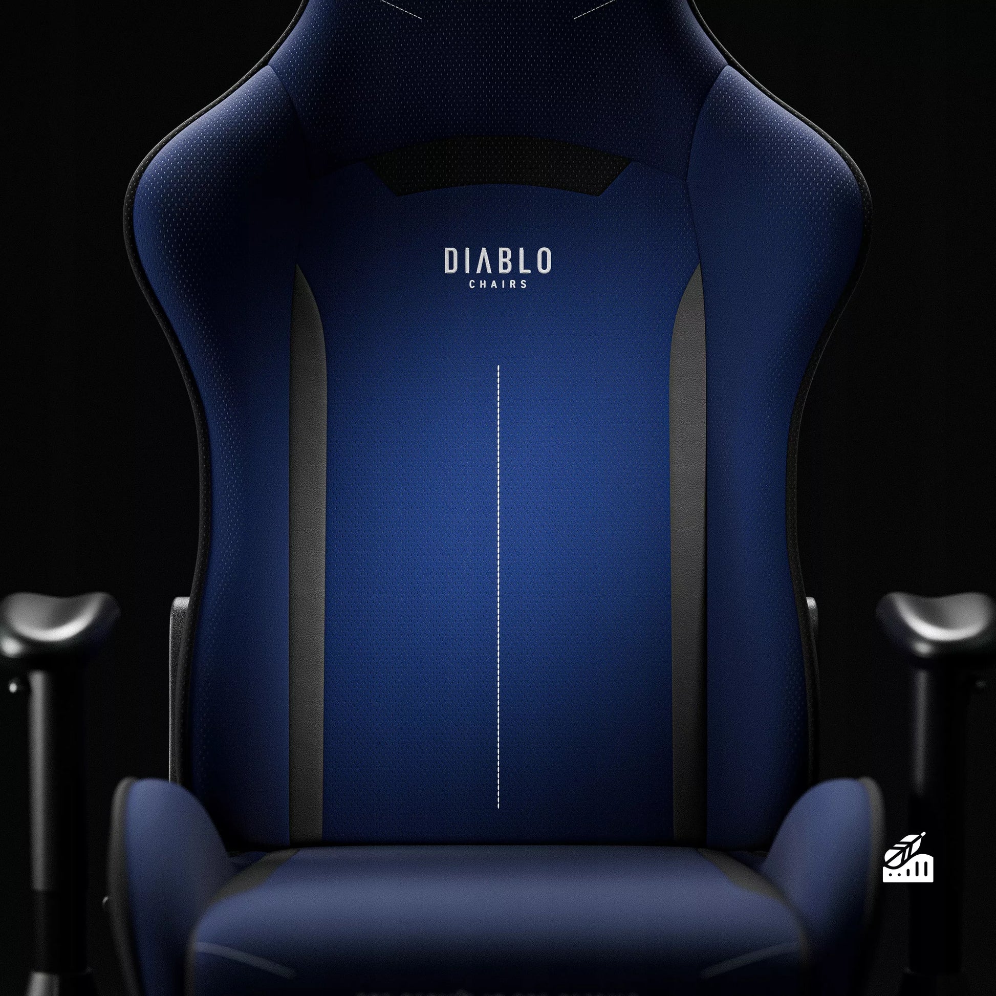 Žaidimų kėdė žaidėjui, audinio Diablo X-STARTER, granatinė