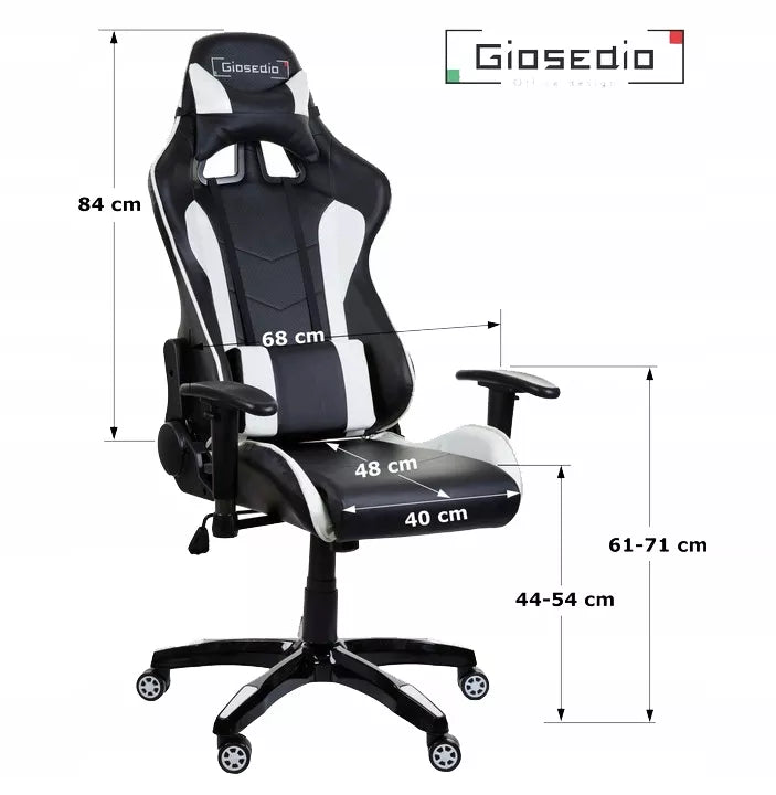 Žaidimų kėdė yellow/black – ergonomiška