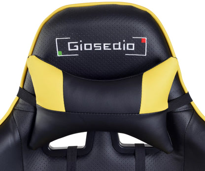 Žaidimų kėdė yellow/black – ergonomiška