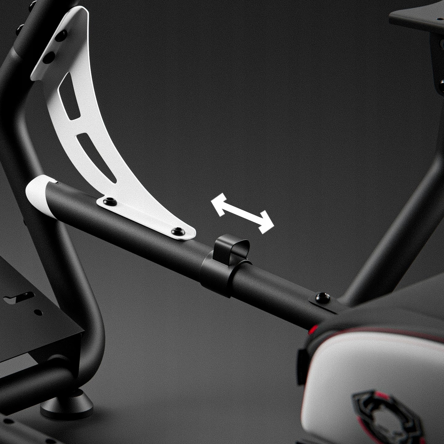 Lenktynių kokpito simuliacinių lenkimų kėdė su vairu DIABLO X-Drive