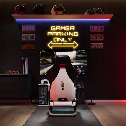 Lenktynių kokpito simuliacinių lenkimų kėdė su vairu DIABLO X-Drive