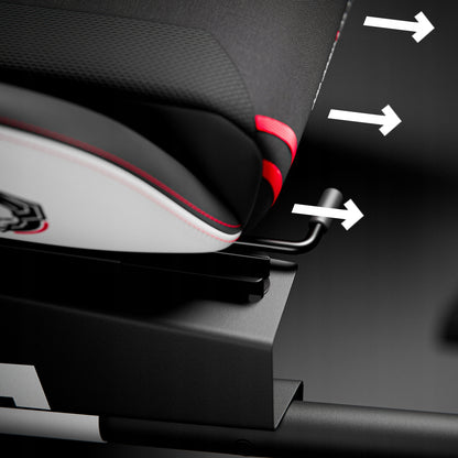 Lenktynių kokpito simuliacinių lenkimų kėdė su vairu DIABLO X-Drive