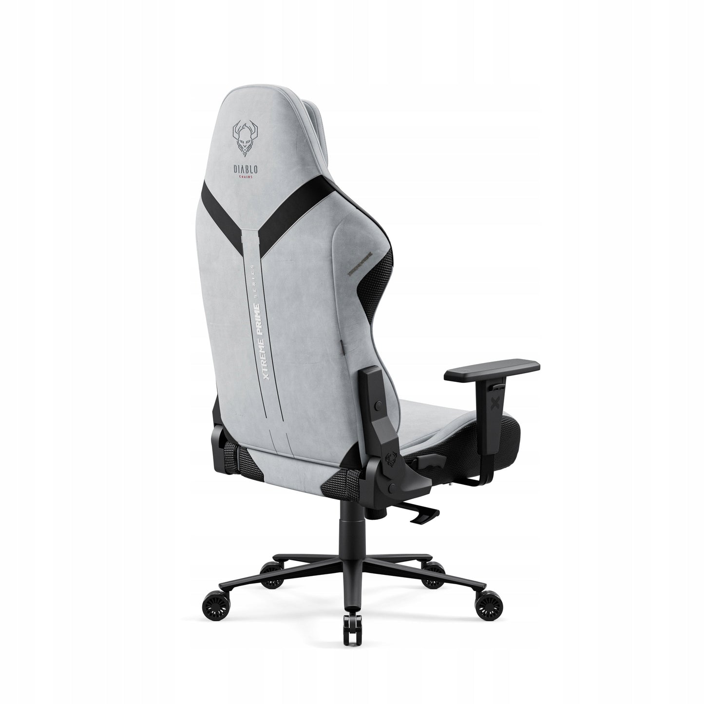 Žaidimų kėdė Diablo Chairs X.One Prime pilkas audinys
