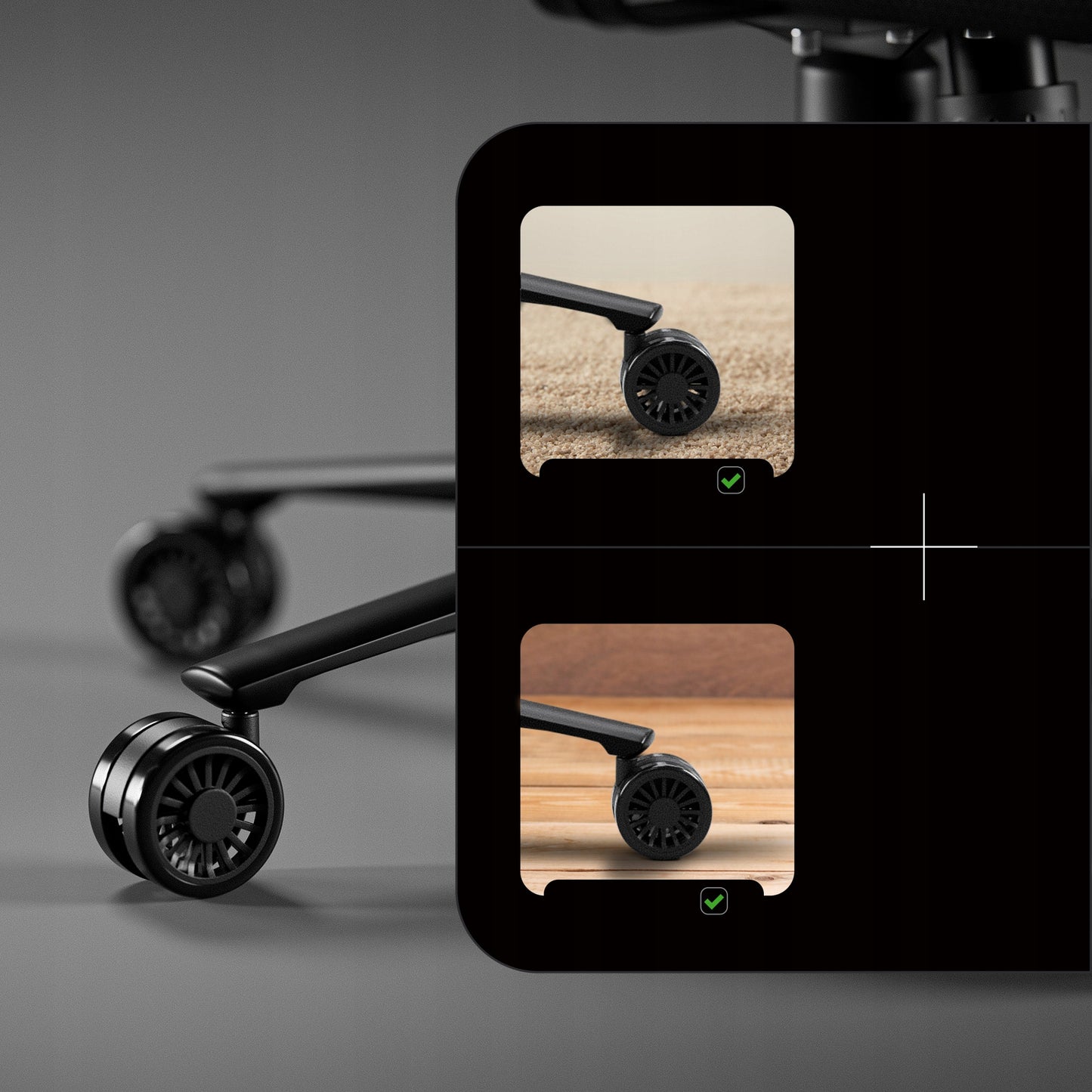 Žaidimų kėdė Diablo Chairs X.One Prime pilkas audinys