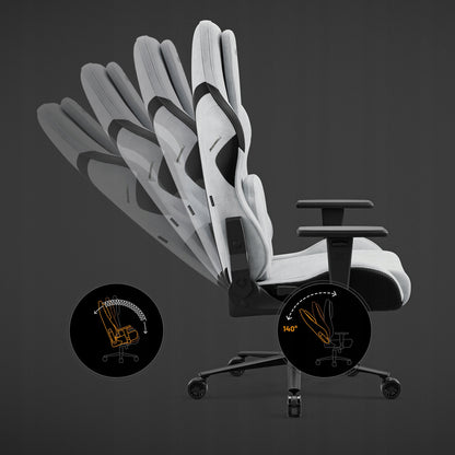 Žaidimų kėdė Diablo Chairs X.One Prime pilkas audinys