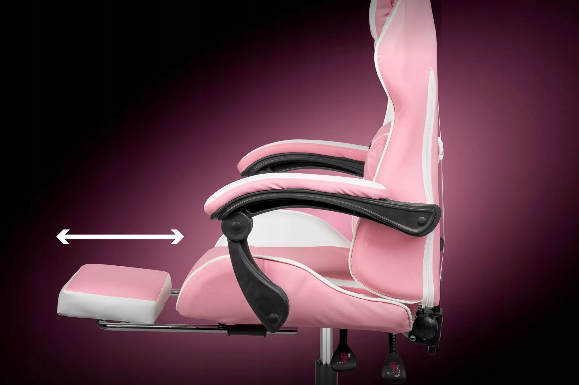 Žaidimų kėdė su kojų atrama