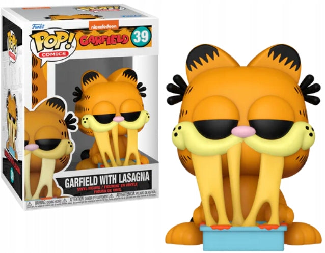 Funko Pop! Garfield komiksai Garfield su padėklu lasagnei 9 cm figūrėlė