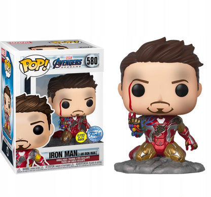 Funko Pop! MARVEL Endgame 580 Aš esu Geležinis žmogus (GD) (RT)