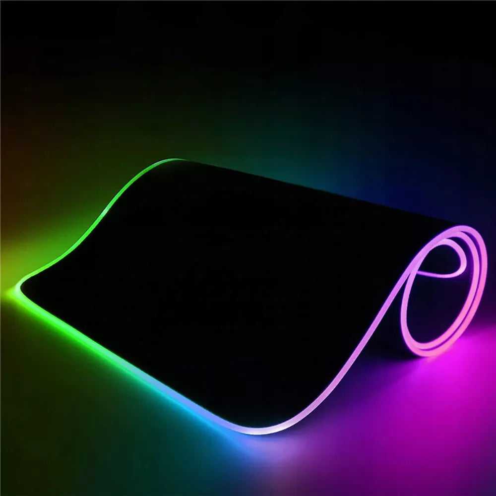 Žaidimų pelės kilimėlis su LED RGB apšvietimu