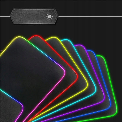 Žaidimų pelės kilimėlis su LED RGB apšvietimu
