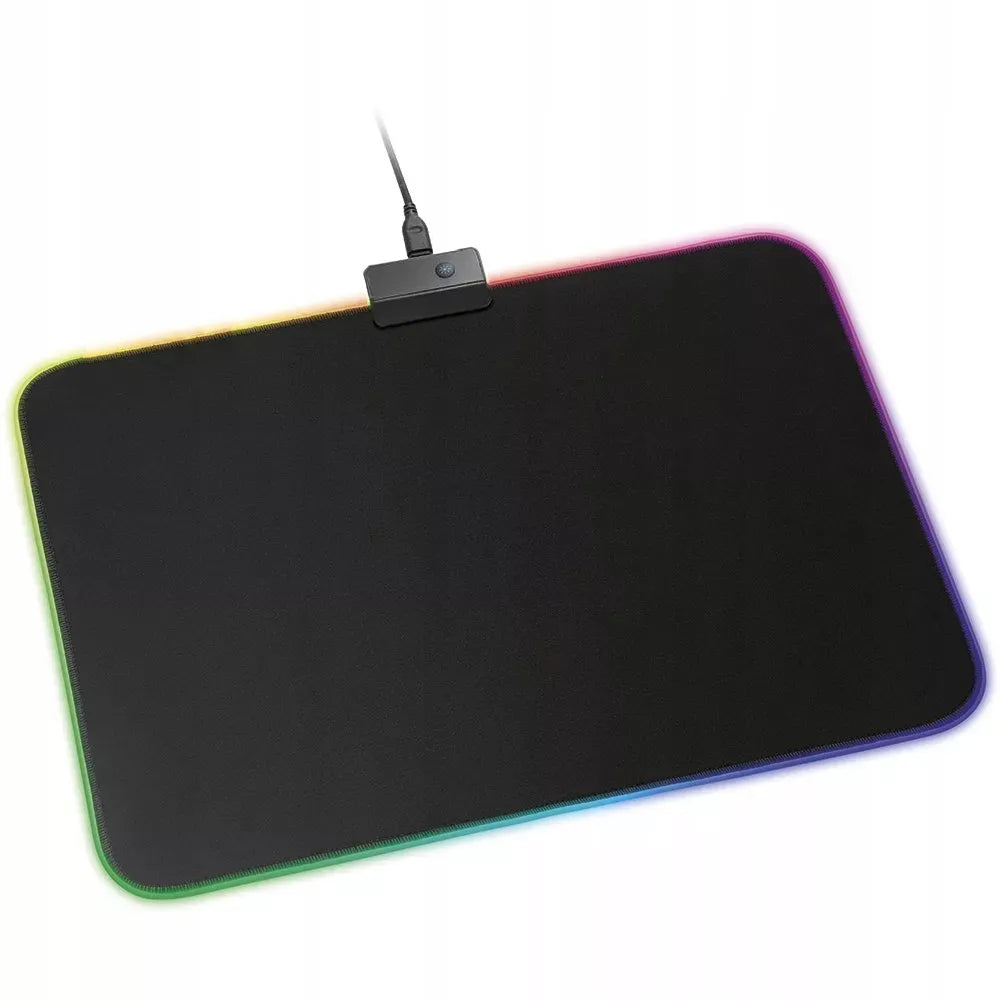 Žaidimų pelės kilimėlis su LED RGB apšvietimu