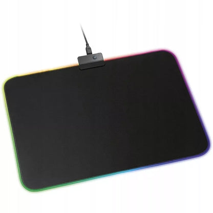 Žaidimų pelės kilimėlis su LED RGB apšvietimu