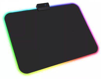 Žaidimų pelės kilimėlis su LED RGB apšvietimu