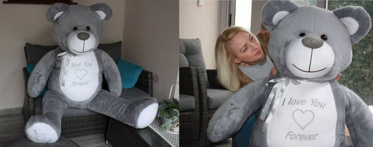 Gigant – didelis pliušinis meškutis 180 cm