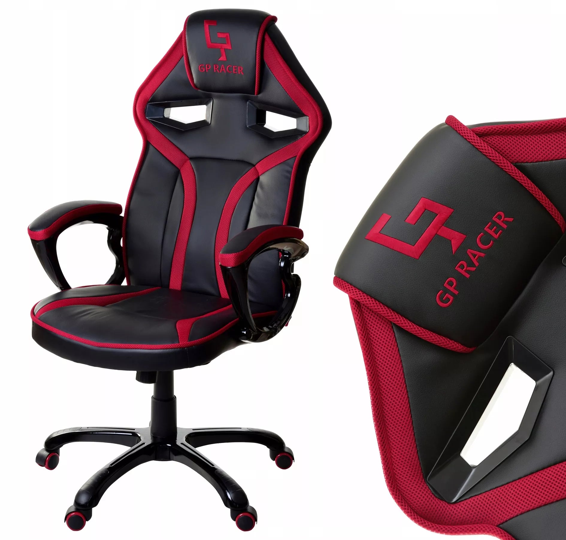 Gaming kėdė žaidimams – raudona, ergonomiška