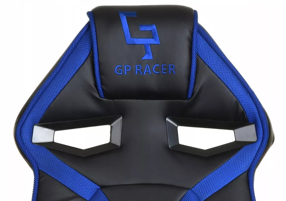 Žaidimų kėdė GPR – mėlyna, ergonomiška žaidėjo kėdė