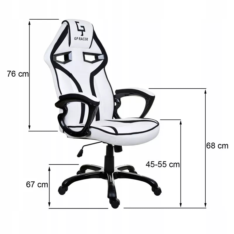 Žaidimų kėdė žaidėjams – oranžinė, ergonomiška