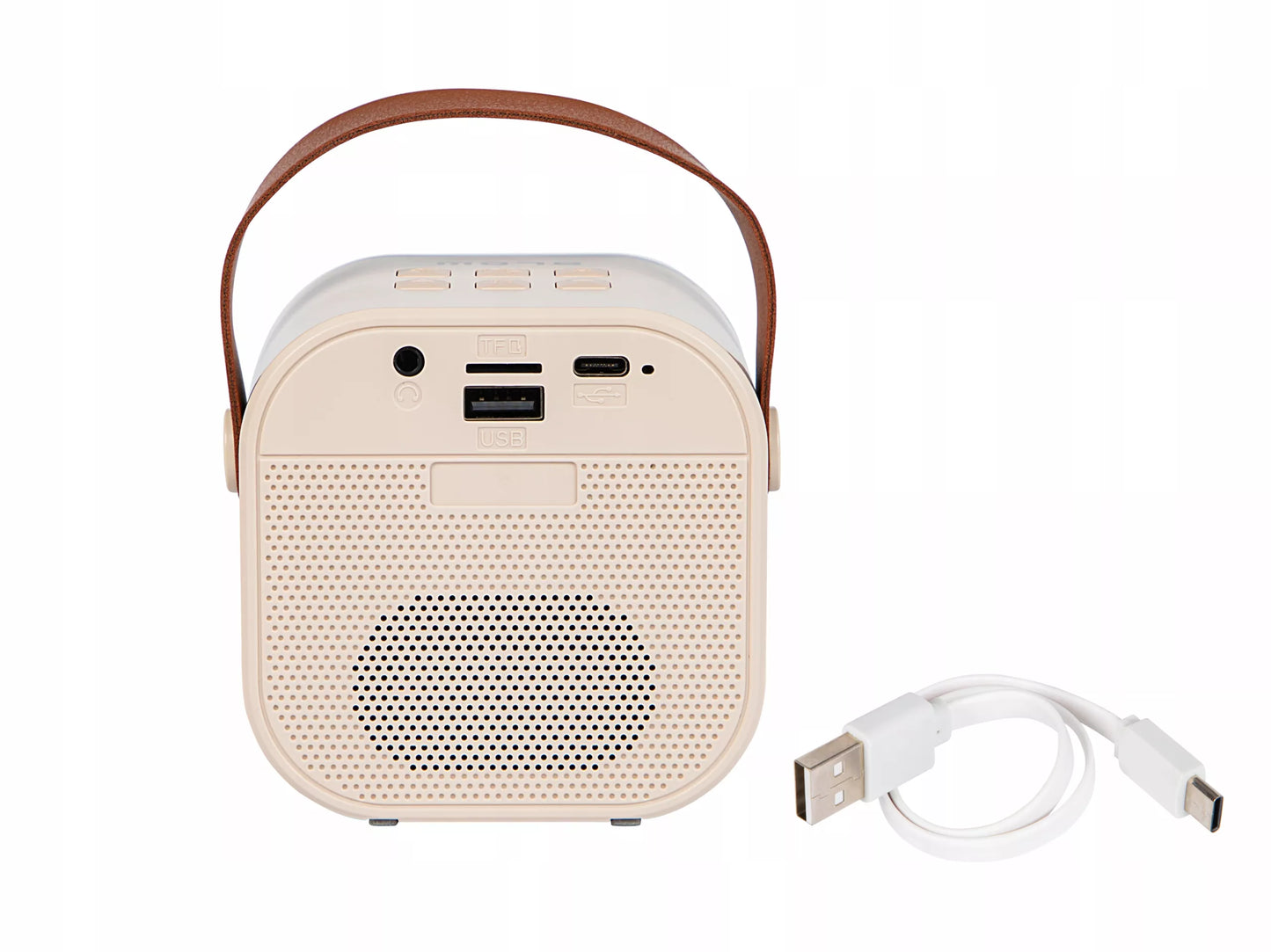 Nešiojamas „Bluetooth“ garsiakalbis su mikrofonu ir RGB apšvietimu