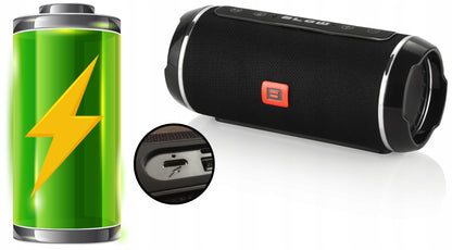 Nešiojamas Belaidis Bluetooth Garsiakalbis USB SD AUX FM Radijas Bokso Tipo Kolonėlė