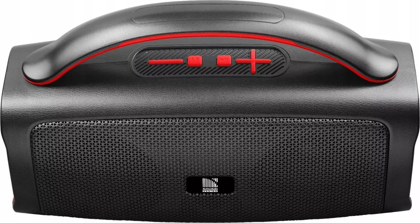 NEŠIOJAMASIS GARSIAKALBIS BEATBOX 18 BLUETOOTH 20W BT5.4 FM RADIJAS MP3 DVISTIPRIS